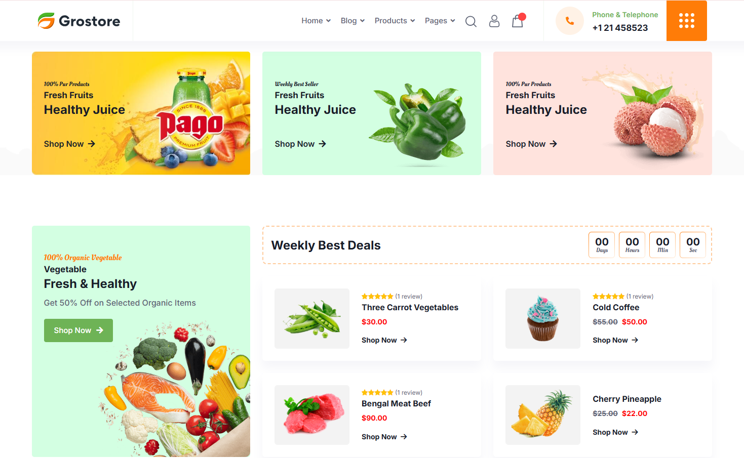 GroStore WooCommerce WordPress Theme